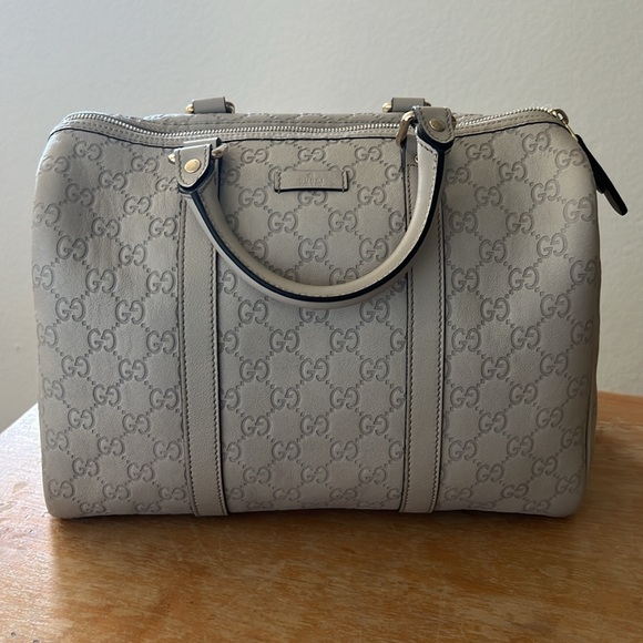 Gucci Guccissima Boston bag Authentic leather - Picture 3 of 16